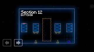 Geometry Dash Lite Level: Gravity Sector (1-20 Sections) (Hard) (Platformer Level) screenshot 3