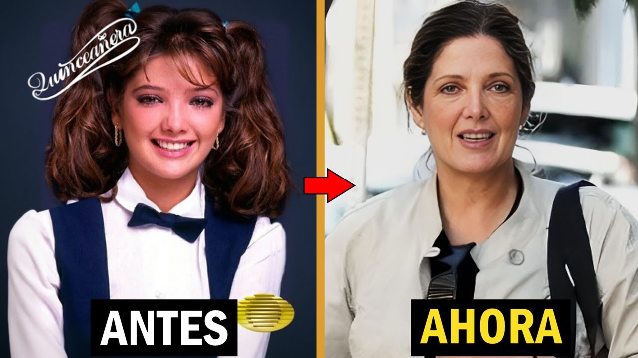 Así Lucen Los Actores de la telenovela Quinceañera 28 Años Después