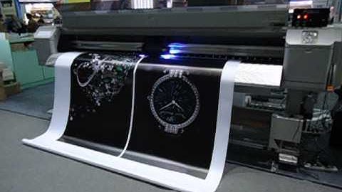 Signstar D.T Converted Mutoh VJ2638-UV LED-UV Printer , Wide format Canvas printing.