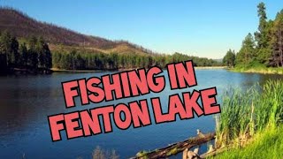 Fishing in Fenton Lake State Park, New Mexico, US