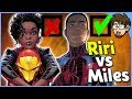 Why Miles Morales is Loved and Riri Williams is Hated