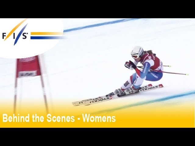Focus CHEMMY ALCOTT (GBR) - Val D'Isere - Audi FIS Ski World Cup 2012 -  Behind the Scenes - Womens 