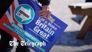 Reform UK holding general election press conference in Westminster