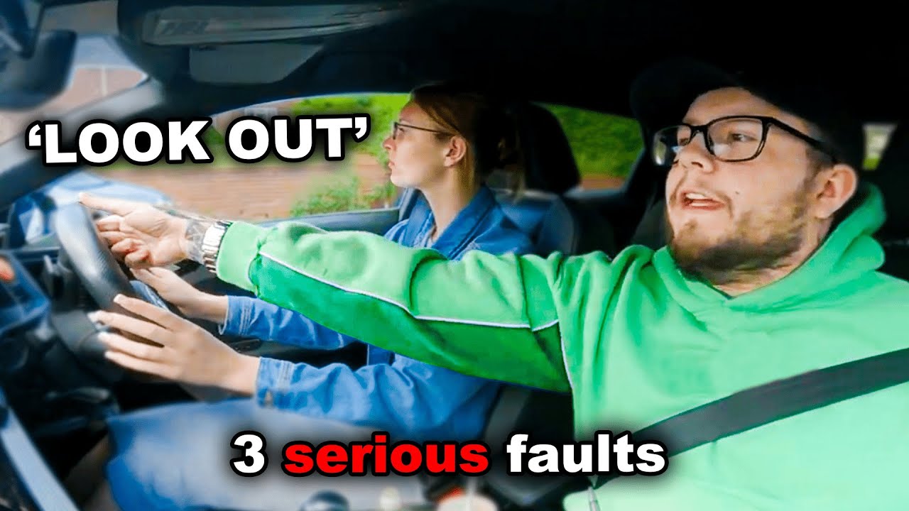 I HAD to TAKE CONTROL on this Driving Mock Test... (3 SERIOUS FAULTS)