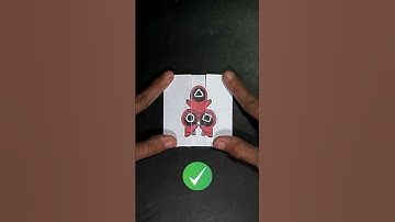 Squid Game Season 2 Easy DIY Papar Folding Crafts Game‼️ Challenge #shorts #squidgame2 #squidgame