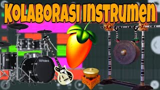 Kolaborasi Instrumen Modern & Tradisional Bali // Fl Studio Mobile