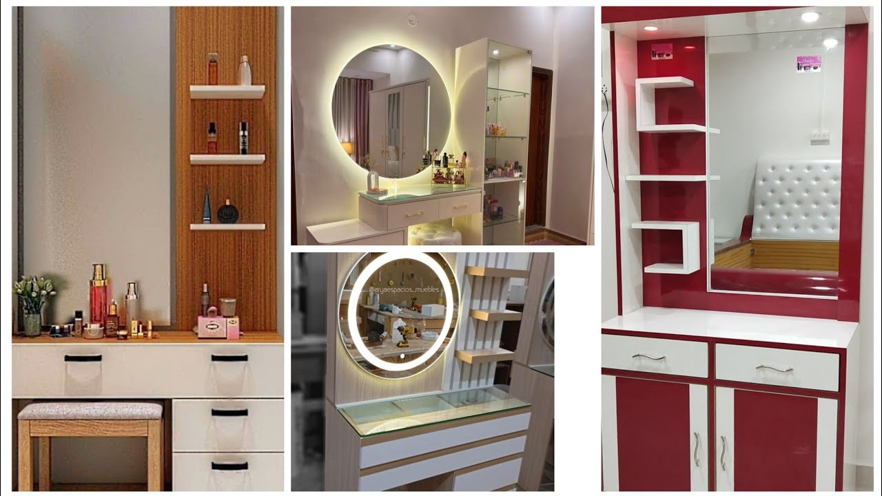 Beautiful and stylish corner dressing designs and cabin dressing design ideas#