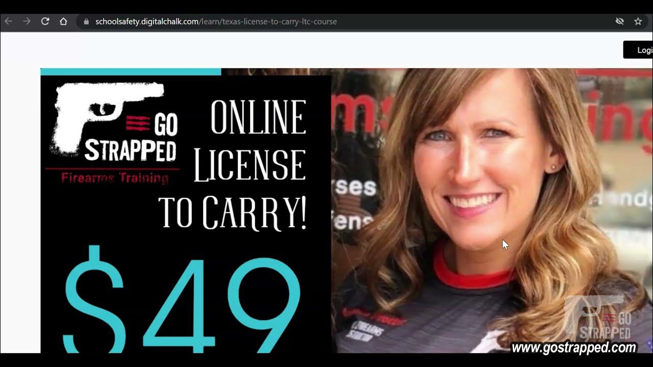 How to file for your Texas LTC (License to Carry) YouTube