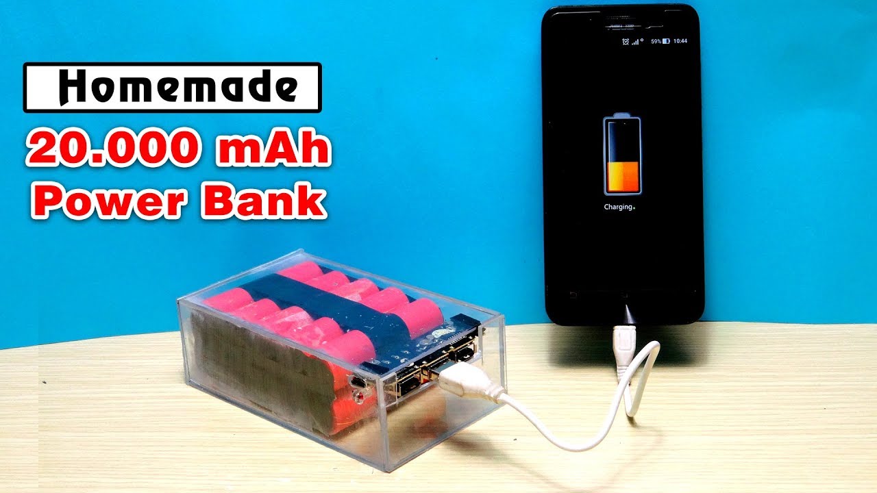 How To Make A 20 000 Mah Power Bank From Scrap Laptop Battery Youtube Powerbank Laptop Battery Cool Electronics