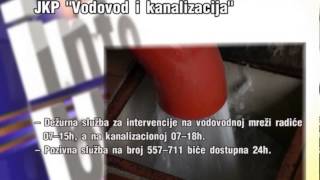 Servisne informacije za 1. i 2.januar