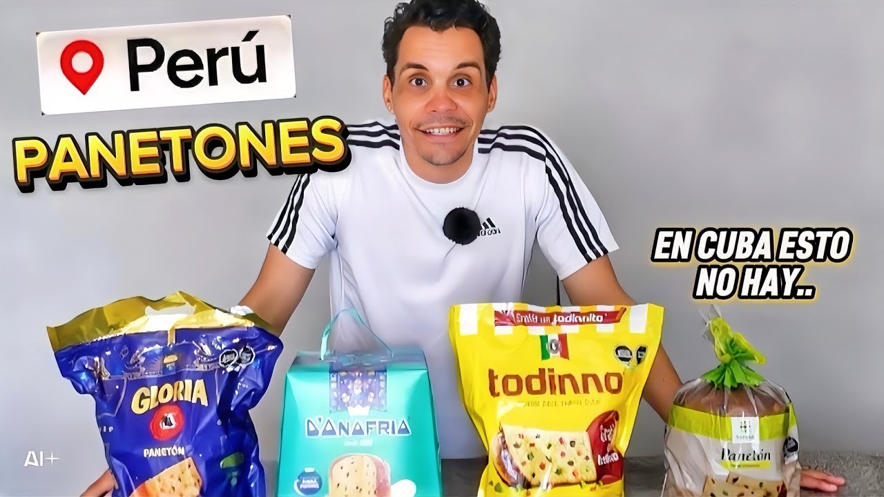 🔥 Probé los PANETONES más famosos del Perú…Cubano Reacciona 