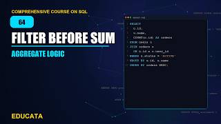 64. Aggregate Functions with WHERE | Comprehensive Course on SQL