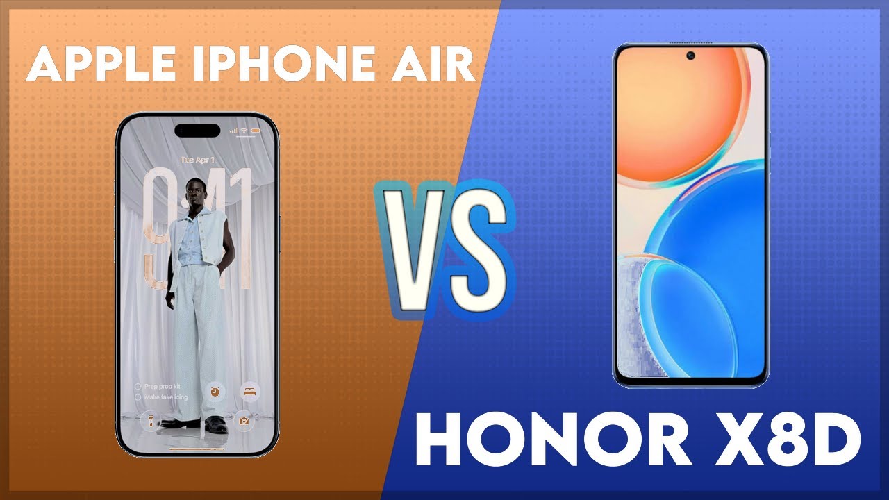 Apple iPhone Air vs Honor X8d Technical Comparison
