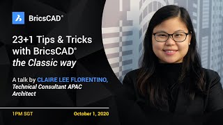 23+1 Tips & Tricks with BricsCAD the Classic way