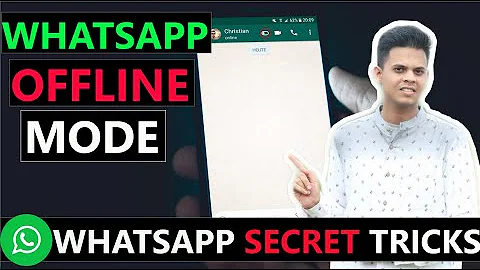 Is it possible to chat offline on WhatsApp?