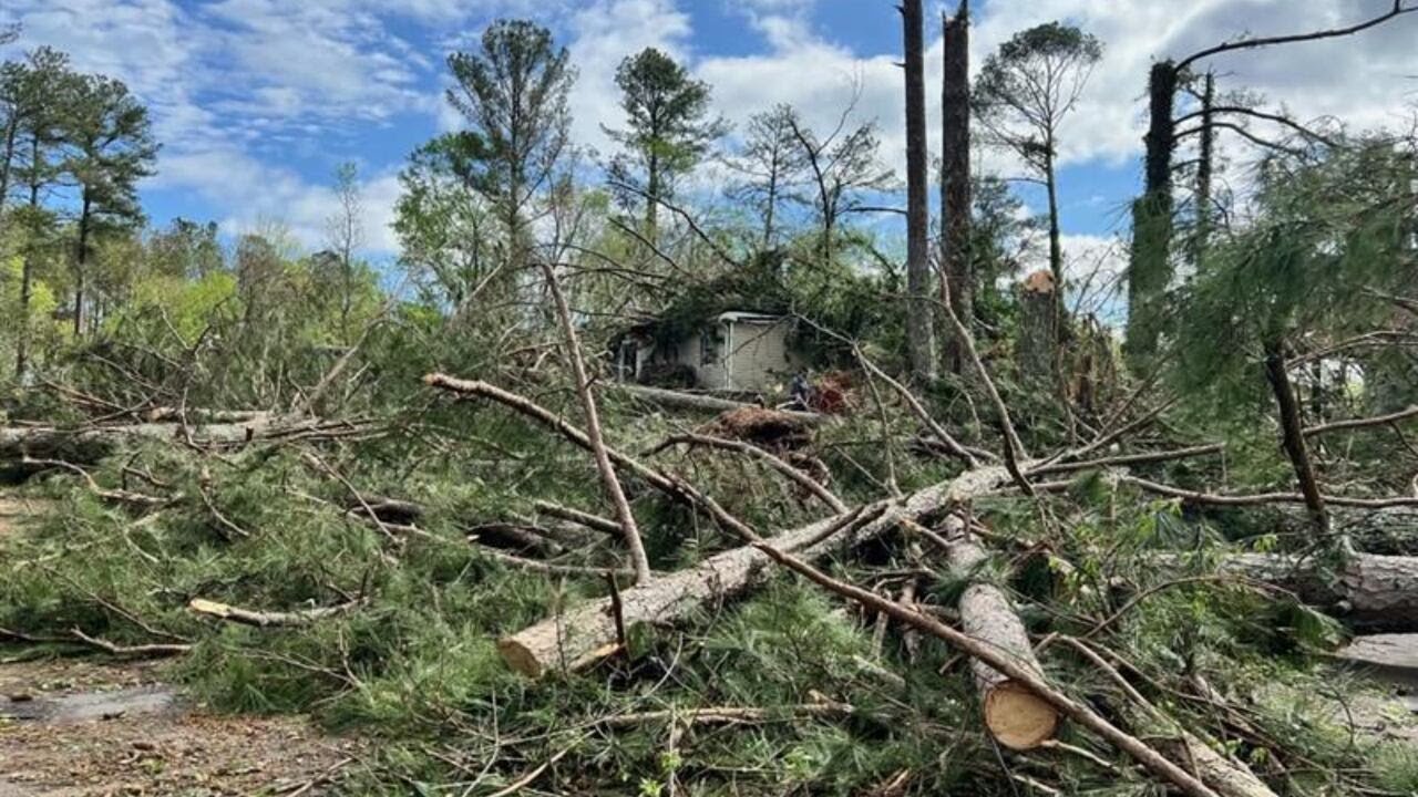 Cleanup begins after EF2 tornado hits Rockdale County - YouTube