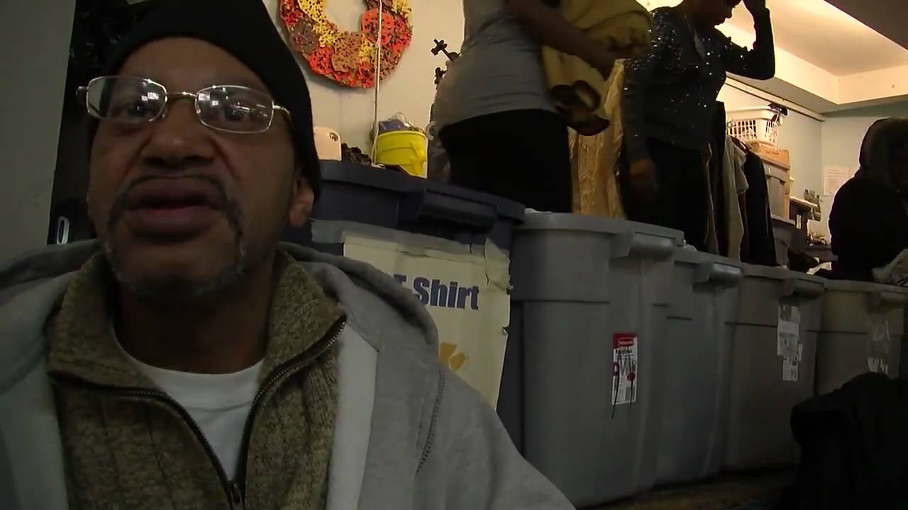 A New York City soup kitchen serves its poor and homeless guests a