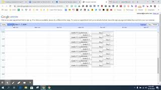 Sign-up for Parent Teacher Conferences with Google Calendar