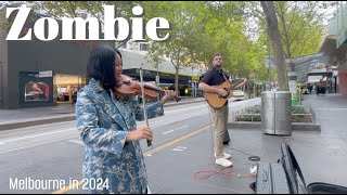 Zombie - Violin Cover - Street Performance in Melbourne witth Tim Lukey