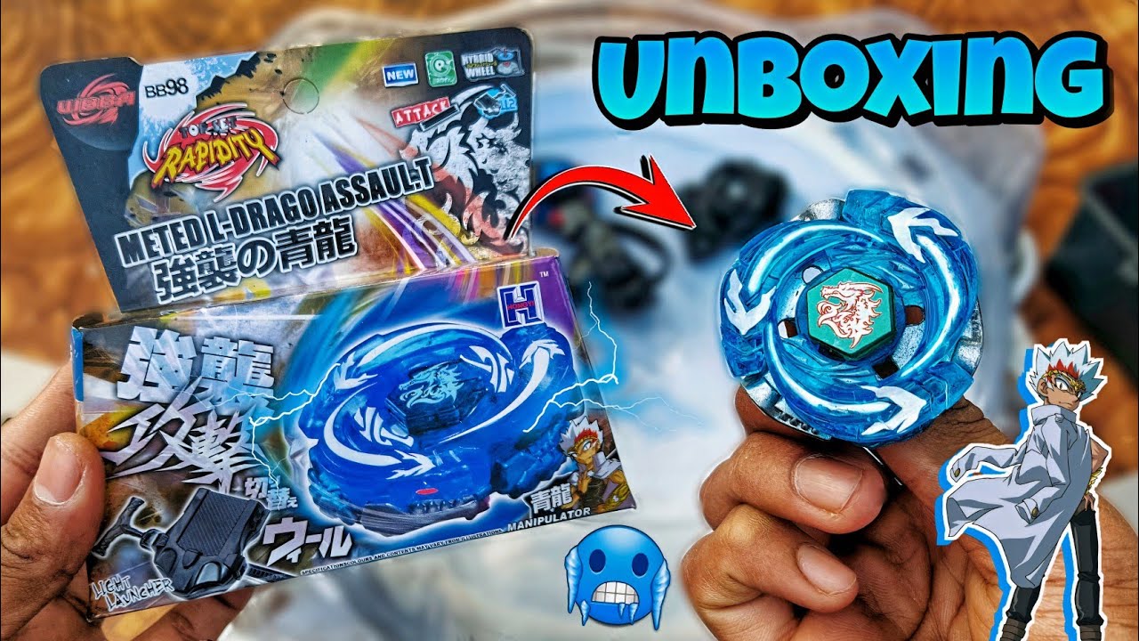 Meteo L Drago Assault RAPIDITY Metal Beyblade 'UNBOXING' - YouTube