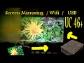 Unic uc46 multimedia mini led wifi projector unboxing and test