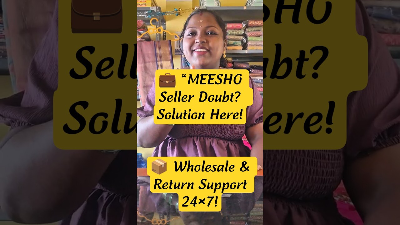 💬 MEESHO SELLER ku full support 💥 Join our wholesale network today!