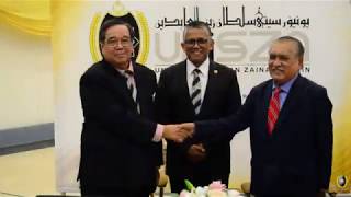 MAJLIS TAKLIMAT DAN SERAH TUGAS PENGERUSI LEMBAGA PENGARAH UNIVERSITI (LPU), UniSZA.