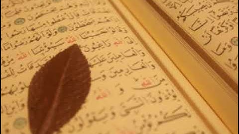 اواخر سورة طه .ادريس ابكر