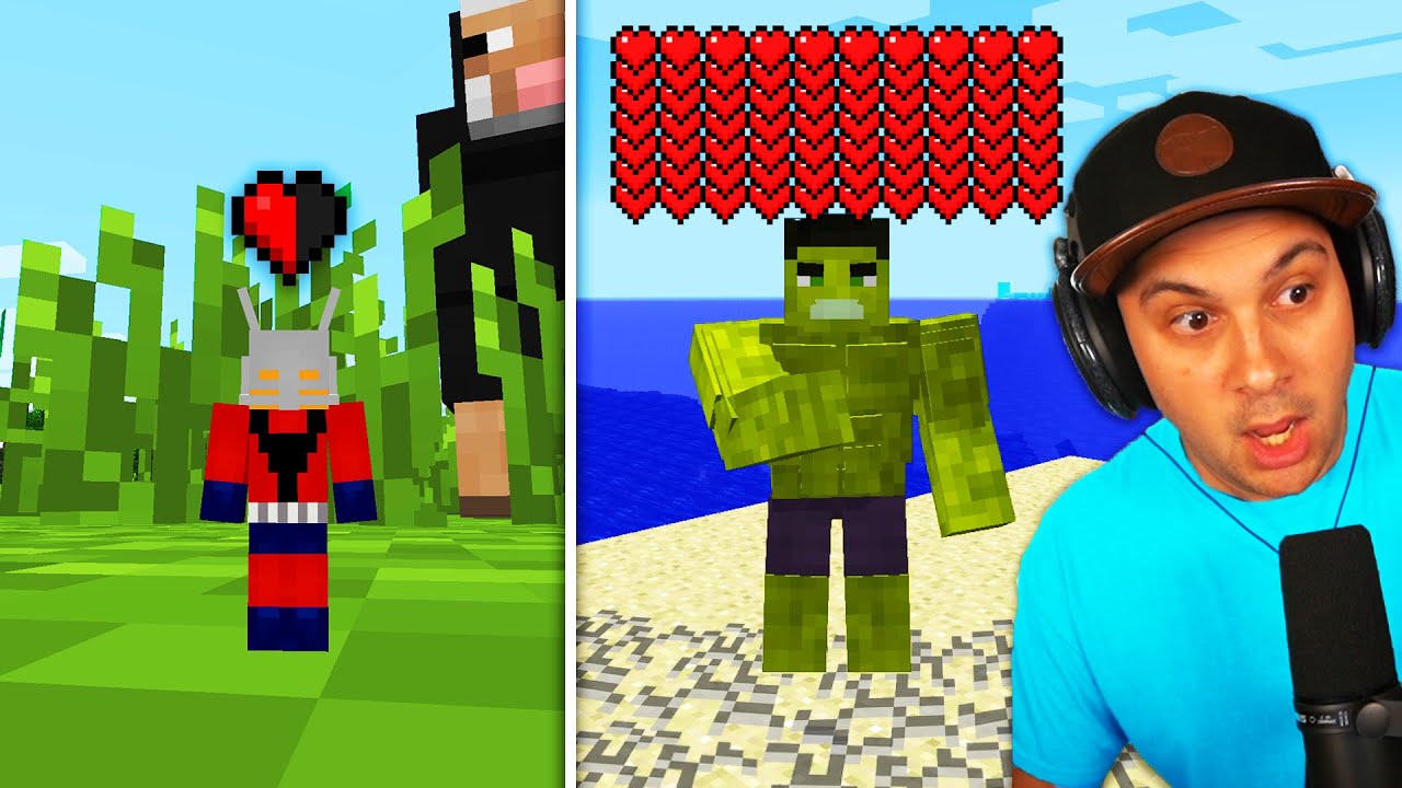 Transforming Into ANY Superhero In Minecraft!
