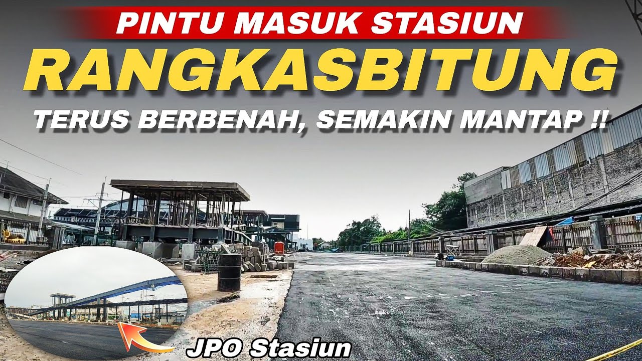 PINTU MASUK SEMAKIN MEGAH ❗Setelah PKL di Pindah Stasiun Rangkasbitung semakin terlihat Megah