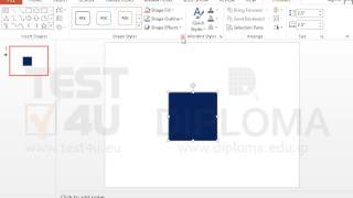 Apply 15% transparency to the fill of the shape.