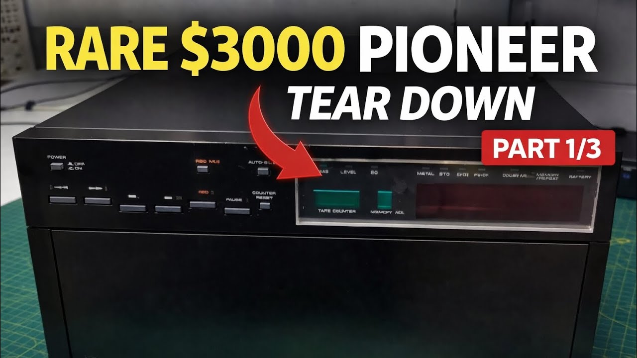 Pioneer CT-A1 — Dead. Can It Be Saved? (Part 1/3)
