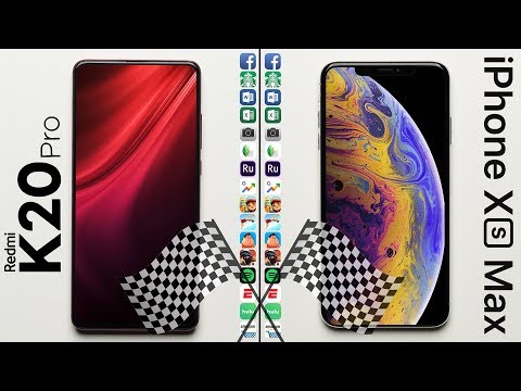 Redmi K20 Pro   360  vs  iPhone XS Max   1100  Speed Test