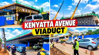 🔥FIRST PRECAST BOX GIRDER ERECTED AT KENYATTA AVENUE VIADUCT.