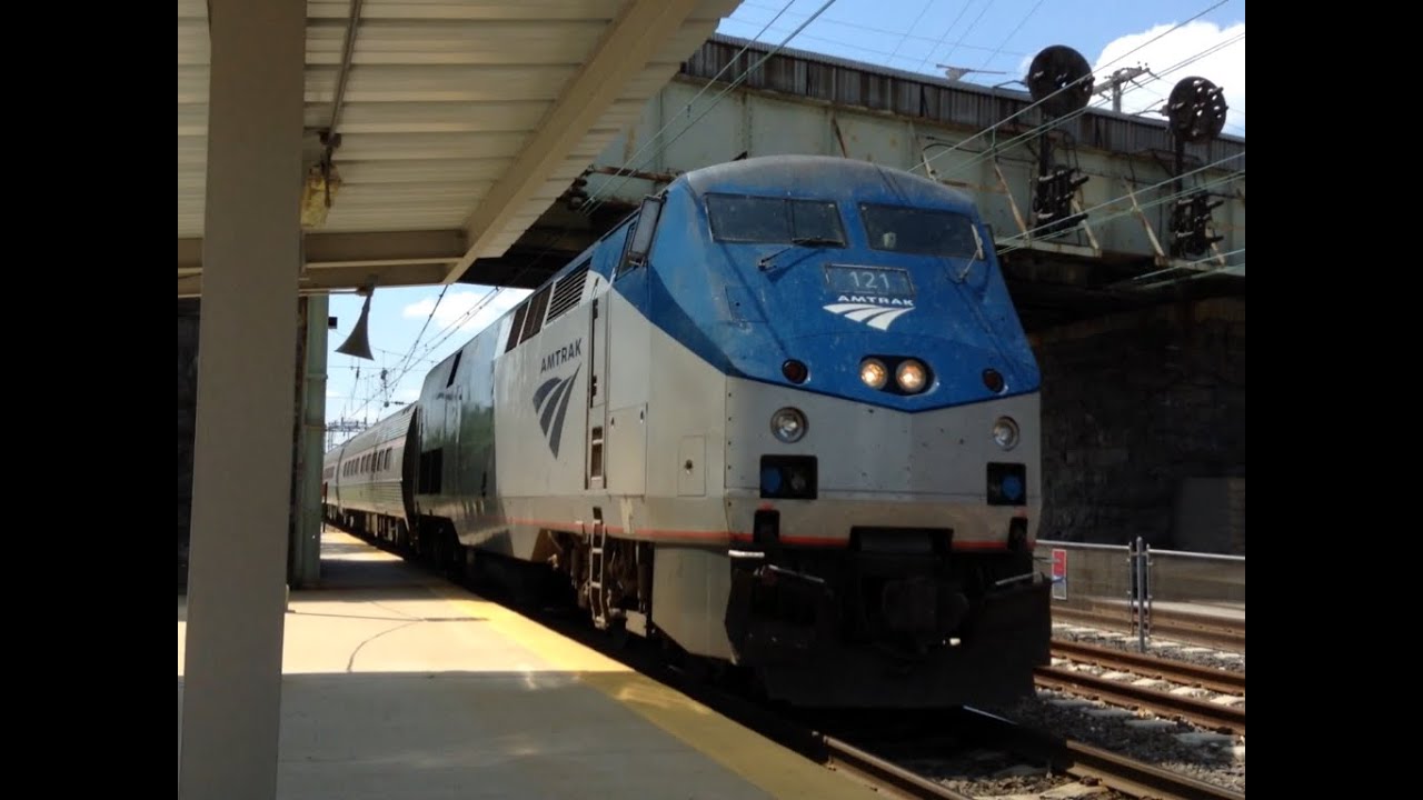 Amtrak Pennsylvanian 42 W/P42 121 Paoli, PA 7/11/15 YouTube