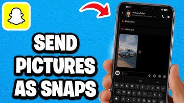 How To Send Pictures As Snaps On Snapchat - 2026