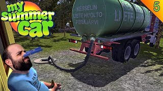 ME VOY A LIMPIAR FOSAS!! | MY SUMMER CAR Gameplay Español