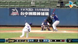20140718-1 爆米花 崇越vs國訓 6上 馬多納度和林家慶連兩支安打逼得國訓再度更換投手啦！