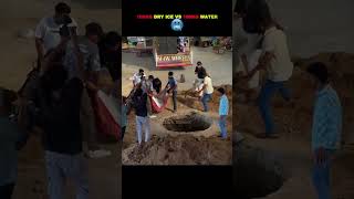 100kg dry ice VS 100kg water 🥶#dryice #mrindiahacker #shorts #viral #school #experiment #edit