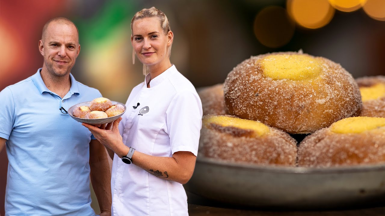 BAKA VANILJBULLAR som på konditoriet