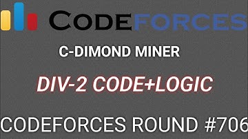 Codeforces #706 div 2 #C #dimond miner #code+logic