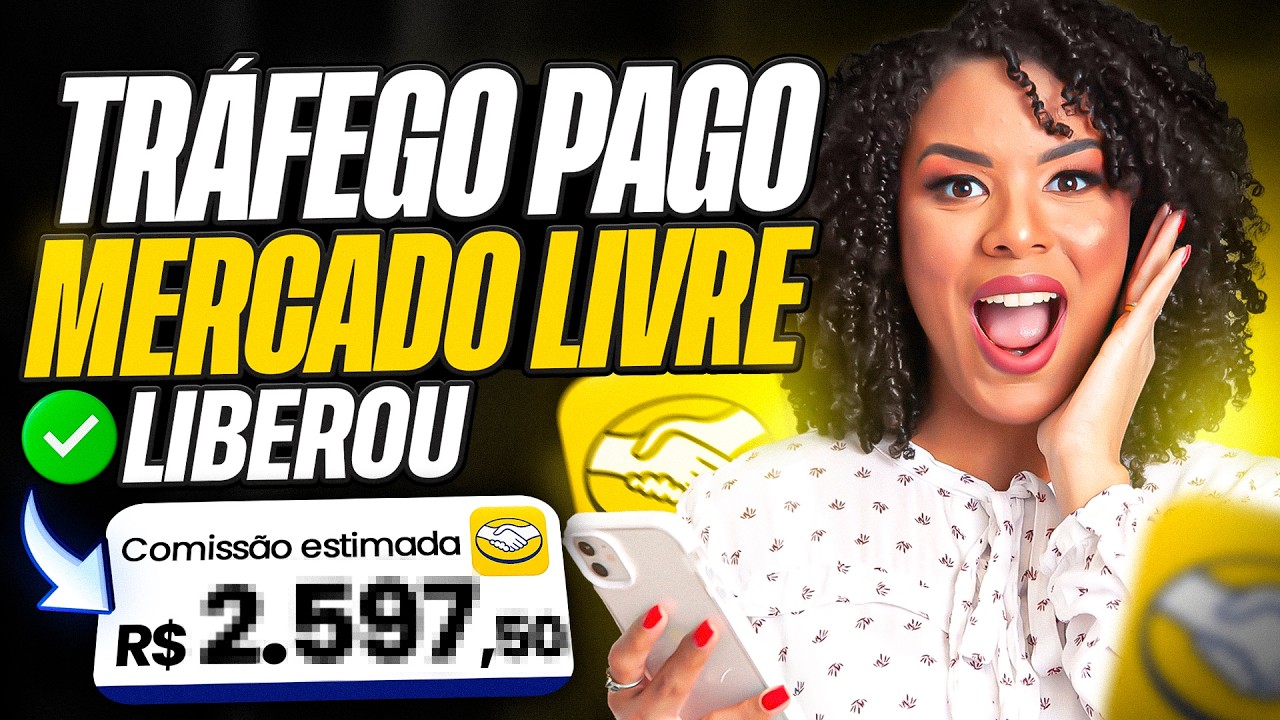 ATENÇÃO AFILIADO MERCADO LIVRE tá liberado Tráfego pago para afiliado MELI, saiba como vai funcionar