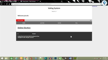 Day 31  PHP & PDO tutorial series Part II Voting System
