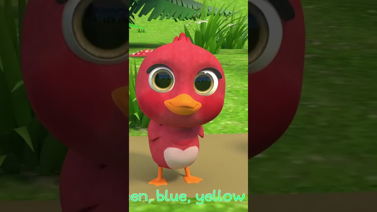 Quack-Quack🐤🐤 | 5 Colorful Duckling