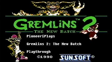 Gremlins 2: The New Batch (NES) - Playthrough