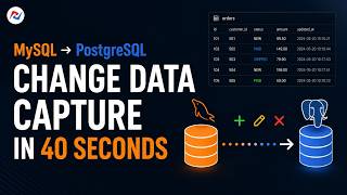 Change Data Capture in 40 Seconds: MySQL → PostgreSQL