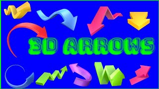 3D ARROWS | Green effect