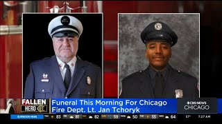 CBS Chicago Live Stream: The funeral for Chicago Fire Department Lieutenant Jan Tchoryk.