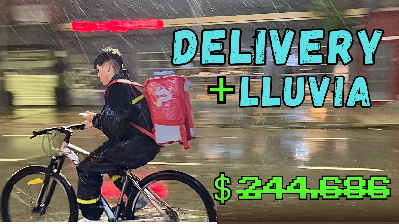 GANANCIAS como Delivery bajo la lluvia 💸🌧️