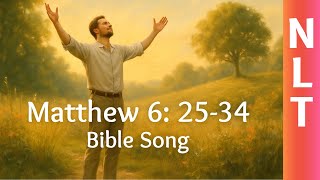 Matthew 6:25–33 NLT Bible Song – Do Not Worry About Tomorrow – Scripture Song of Trust and Peace